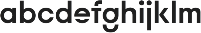 MEDIAN-Regular otf (400) Font LOWERCASE