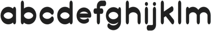 MEGUMY Regular otf (400) Font LOWERCASE