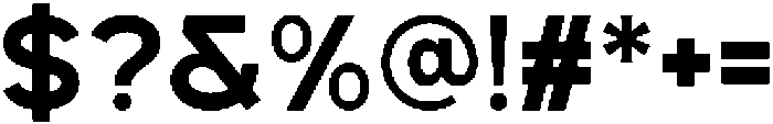 MEIRO Regular otf (400) Font OTHER CHARS