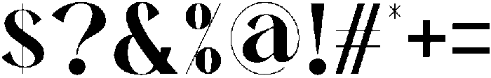 MELINDA Regular otf (400) Font OTHER CHARS