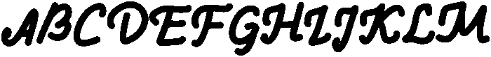 MELODIC Regular otf (400) Font UPPERCASE