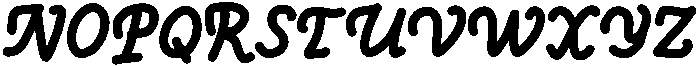 MELODIC Regular otf (400) Font UPPERCASE