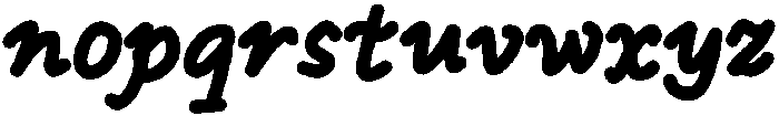 MELODIC Regular otf (400) Font LOWERCASE