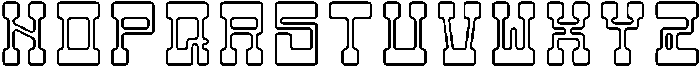 MENJANGAN SERIF OUTLINE otf (400) Font UPPERCASE