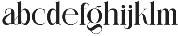 MESKO Regular otf (400) Font LOWERCASE