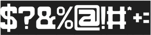 METROPOLIS-Inverse otf (400) Font OTHER CHARS