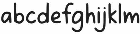Meadow Notes Regular otf (400) Font LOWERCASE