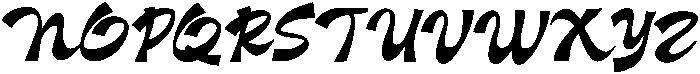 Meadow Regular otf (400) Font UPPERCASE
