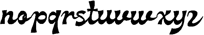 Meadow Regular otf (400) Font LOWERCASE
