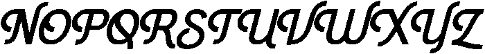 Meadow Regular otf (400) Font UPPERCASE