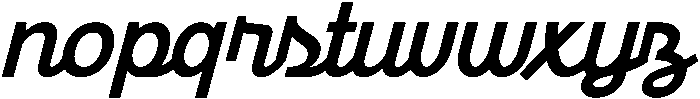 Meadow Regular otf (400) Font LOWERCASE