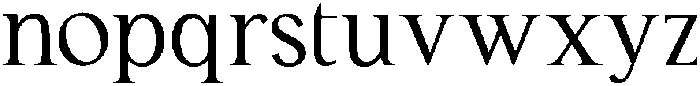 Meadow Reverie
 Serif otf (400) Font LOWERCASE