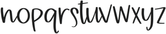Meadowmint Sans Regular otf (400) Font LOWERCASE