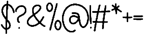 Meadowsong Sans Regular otf (400) Font OTHER CHARS