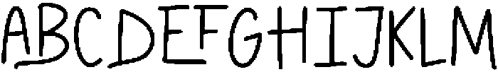 Meadowsong Sans Regular otf (400) Font UPPERCASE