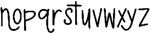 Meadowsong Sans Regular otf (400) Font LOWERCASE