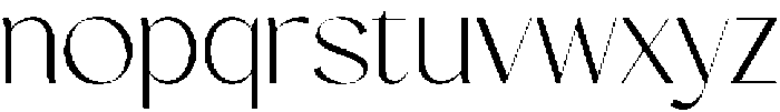 Meagin otf (400) Font LOWERCASE