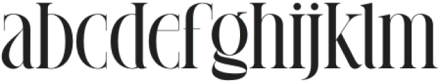 Meaglez Regular otf (400) Font LOWERCASE