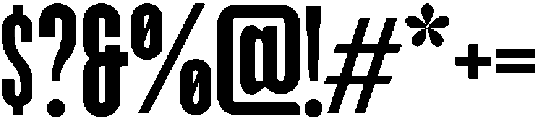 Meallion otf (400) Font OTHER CHARS