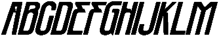 Mearu Food Italic otf (400) Font UPPERCASE