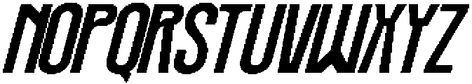Mearu Food Italic otf (400) Font UPPERCASE