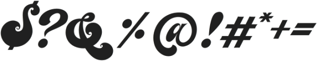 Meastro Script otf (400) Font OTHER CHARS