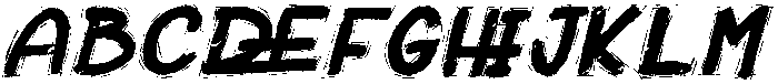 Measured Process Italic otf (400) Font UPPERCASE