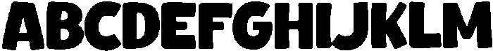 Meatball Regular otf (400) Font UPPERCASE