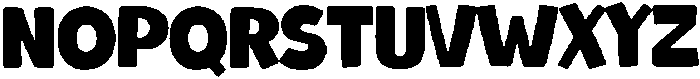 Meatball Regular otf (400) Font UPPERCASE