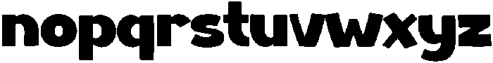 Meatball Regular otf (400) Font LOWERCASE