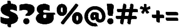 Meaty Bliss otf (400) Font OTHER CHARS