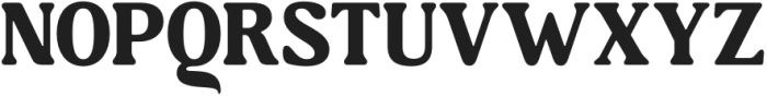 Meaty Nineties Bold otf (700) Font UPPERCASE