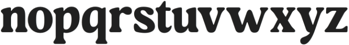 Meaty Nineties Bold otf (700) Font LOWERCASE