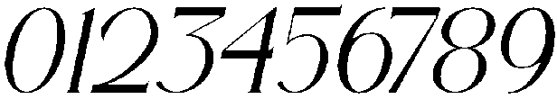 Mebilack Italic otf (400) Font OTHER CHARS