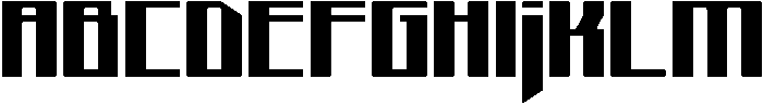 Mechanic Regular otf (400) Font UPPERCASE