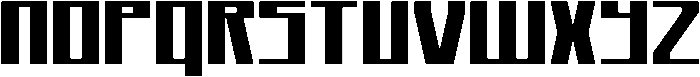 Mechanic Regular otf (400) Font UPPERCASE