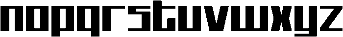 Mechanic Regular otf (400) Font LOWERCASE