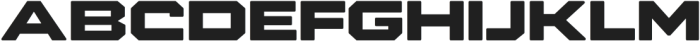 Mechawide Black otf (900) Font UPPERCASE