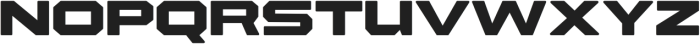 Mechawide Black otf (900) Font UPPERCASE