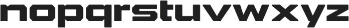 Mechawide Black otf (900) Font LOWERCASE