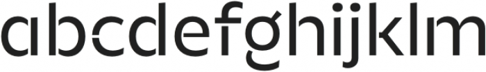 Meche Pro Regular Stencil otf (400) Font LOWERCASE