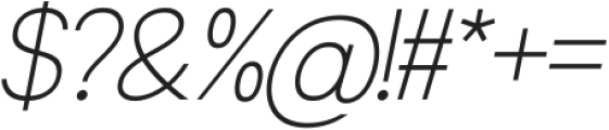 Mechonic Italic otf (400) Font OTHER CHARS