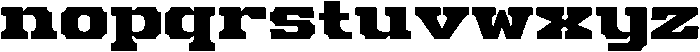 Mechwerk Expanded otf (400) Font LOWERCASE