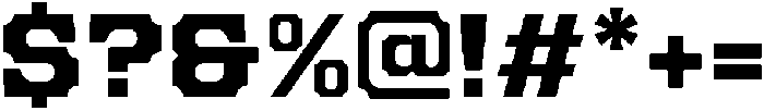 Mechwerk Regular otf (400) Font OTHER CHARS