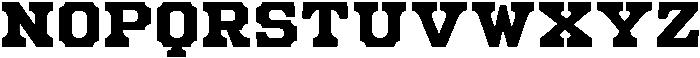 Mechwerk Regular otf (400) Font UPPERCASE