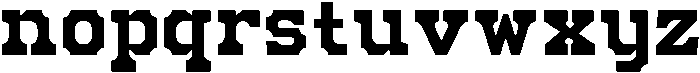 Mechwerk Semi Condensed otf (400) Font LOWERCASE
