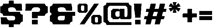 Mechwerk Semi Expanded otf (400) Font OTHER CHARS