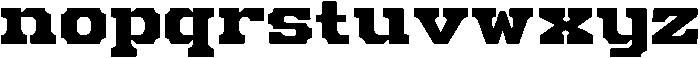 Mechwerk Semi Expanded otf (400) Font LOWERCASE