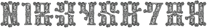 Medieval Knots Regular otf (400) Font OTHER CHARS