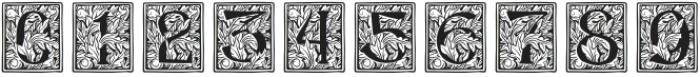 Medieval Leaves Regular otf (400) Font OTHER CHARS